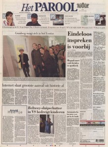 Dalla pubblicazione del romanzo Lunedì Blu, Grunberg comparse regolarmente sul giornale Het Parool.