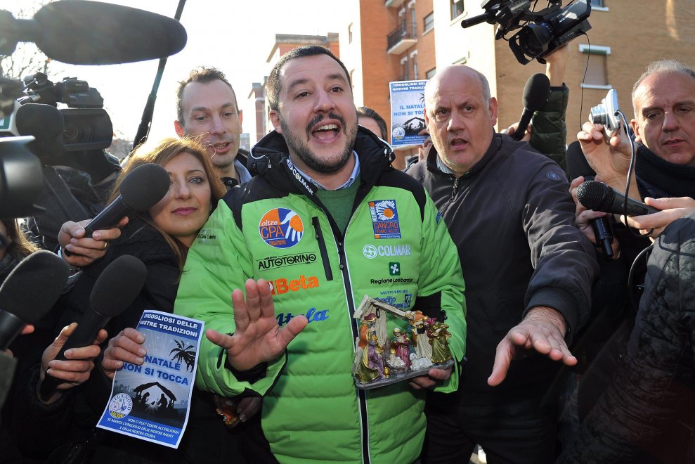 Matteo Salvini a Rozzano