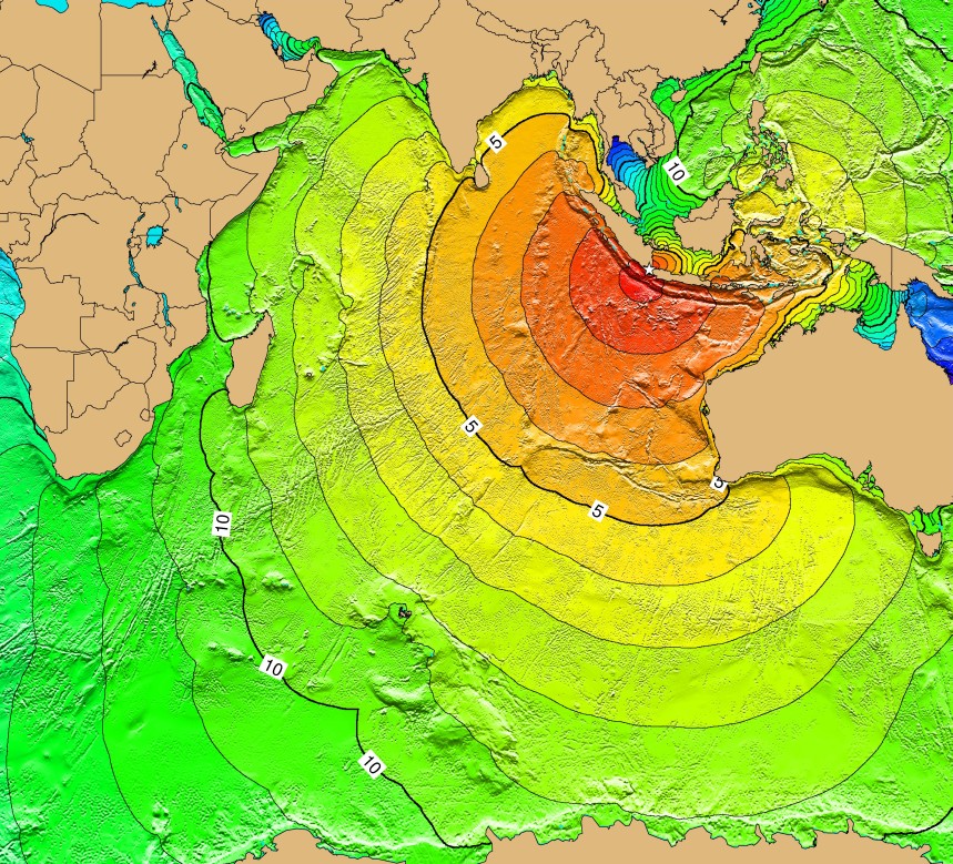 L'impatto dello tsunami del 1883